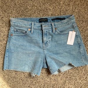 Banana Republic mid rise denim shorts